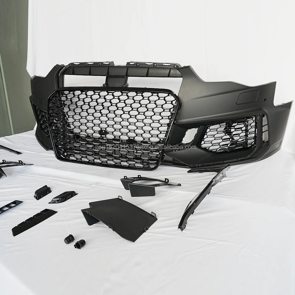 Car Front Body Kits for 12-16 audi A5 B8.5 S5 Upgrade 17-19 RS5 B9 Style Car Bumper Gloss Black