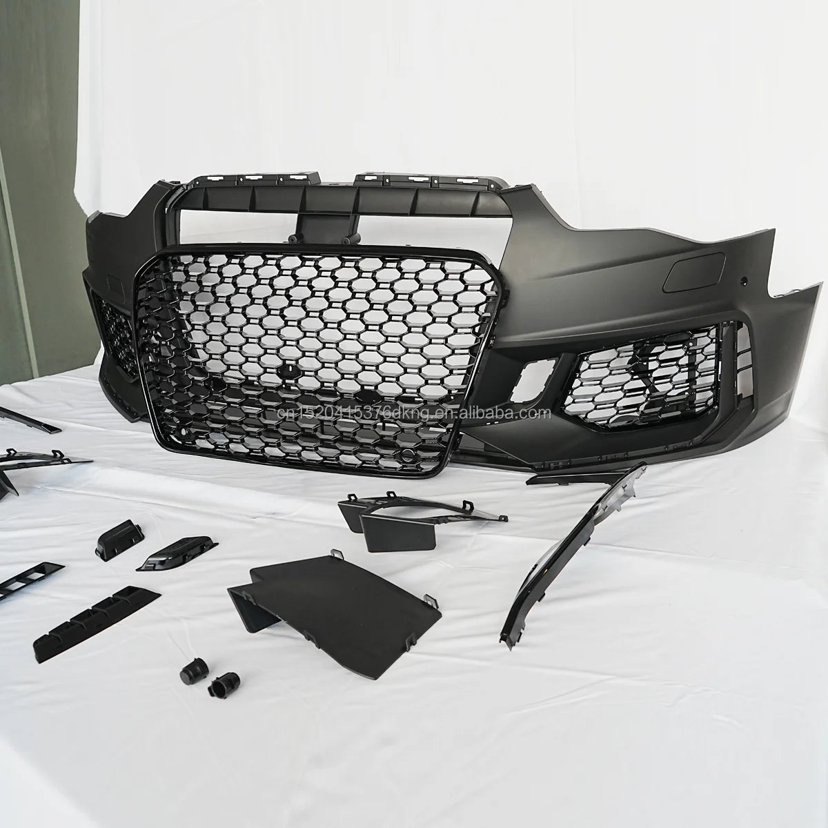 Car Front Body Kits for 12-16 audi A5 B8.5 S5 Upgrade 17-19 RS5 B9 Style Car Bumper Gloss Black