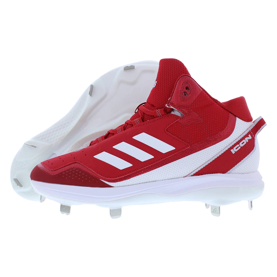 For Icon 7 Mid Mens Shoes Model MSS-S23888 Color Power Red/White/Silver Metallic 100% Authentic