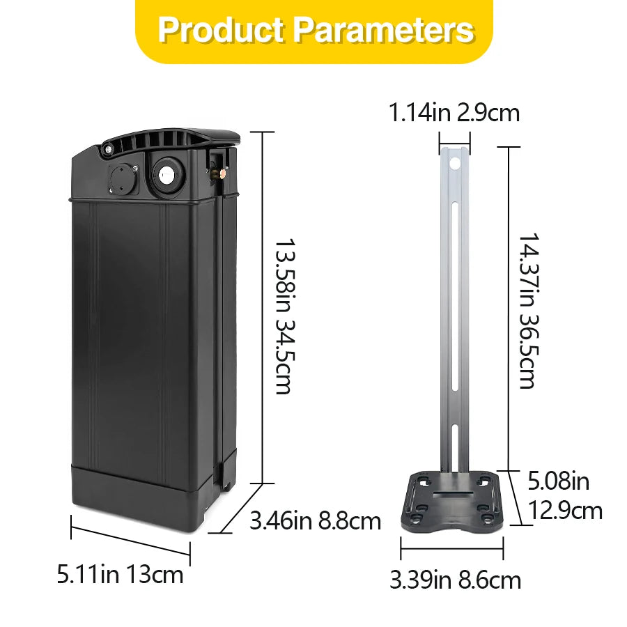 E-Bike Battery 48V 15Ah Lithium Battery