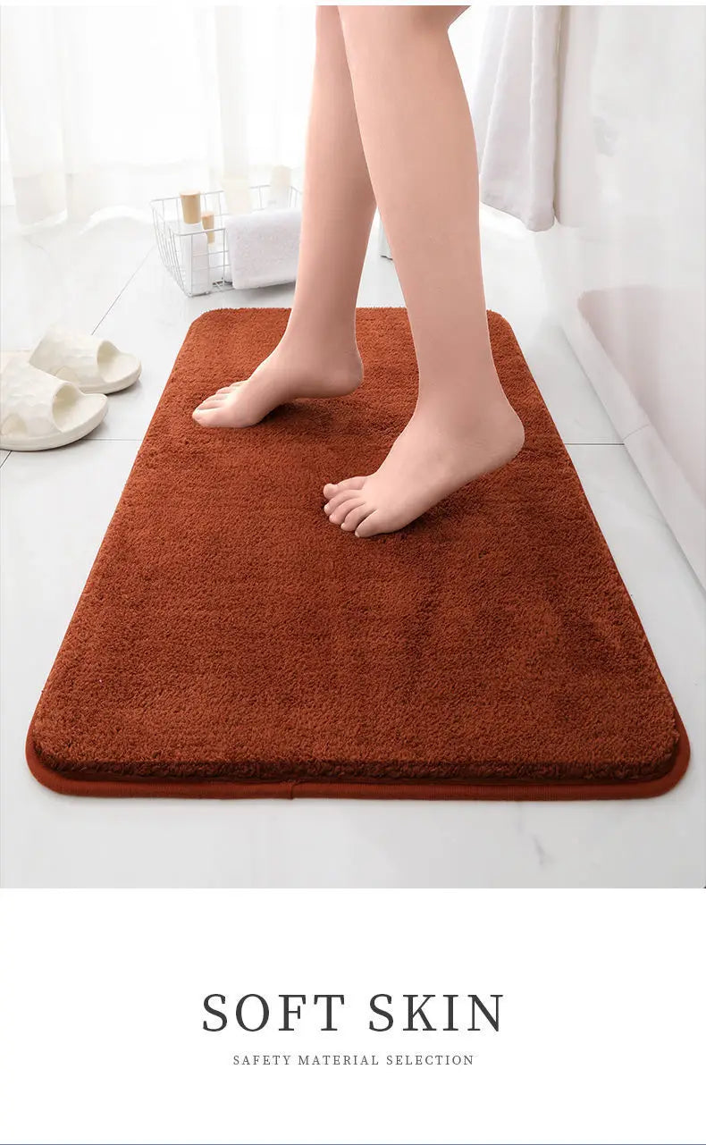Factory Hot SellingCustomizable Size High Quality Absorbent Non-Slip Polyester Floor Door  Room Bath Mats