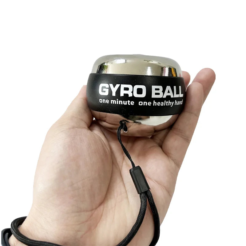 Auto-Start 410g Full Metal Gyro Ball Trainer Weighted Wrist Exercise Ball for Arm & Wrist Strength Training