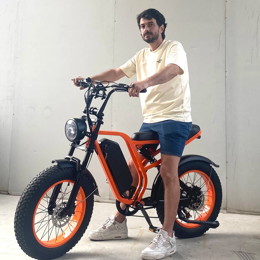 52v Emtb Retro 1200W 20AH Electric Bicycle Cycle Road Dirt Fat Tire E Bike 20" * 4.0 Ebike Electric Mountain Bike