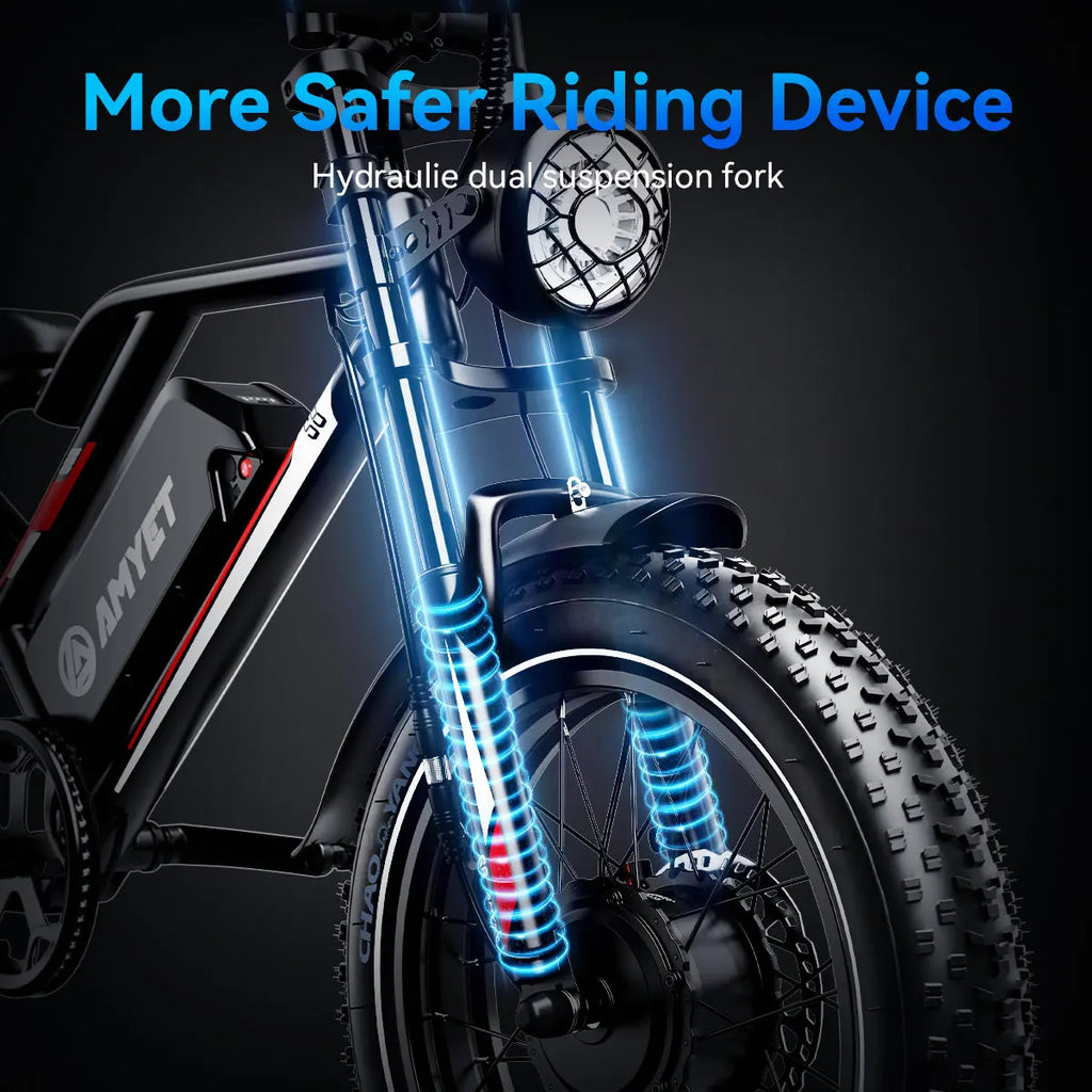 AMYET US Warehouse  Electric Bicycle Road E Bike 48V 25AH Lithium Battery Fast Mountain EBike City E-Bike for Adult