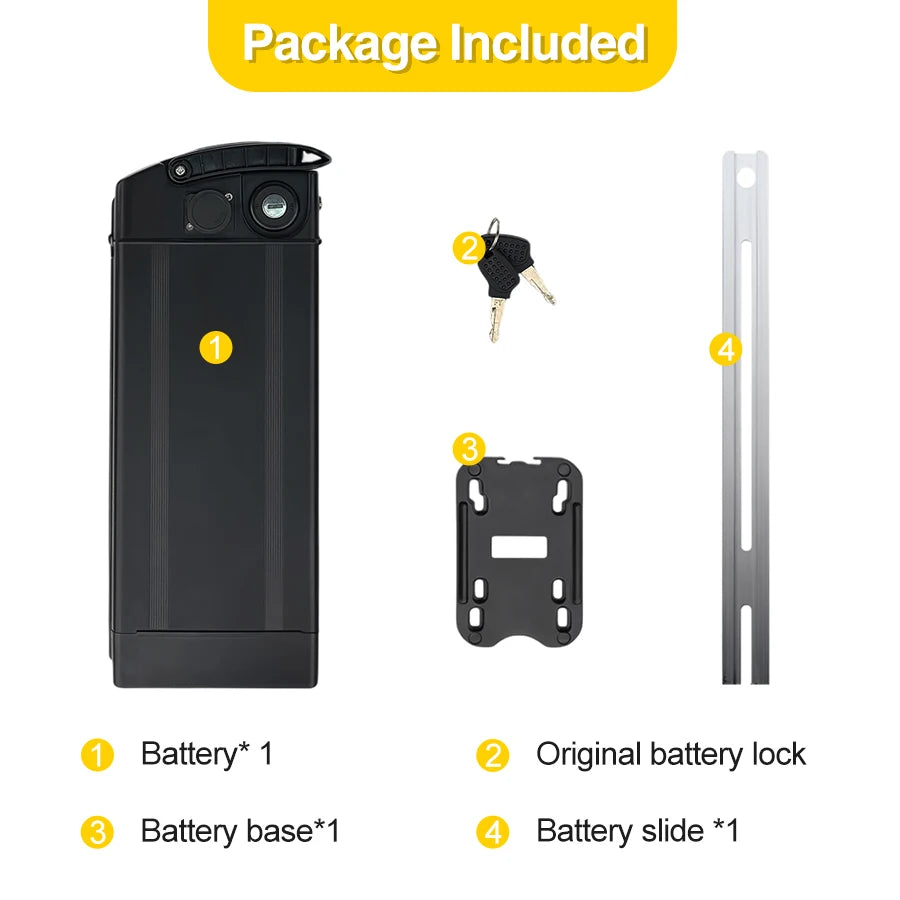 E-Bike Battery 48V 15Ah Lithium Battery