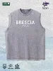 Brescia Italy Graphic Washed Vest US Warehouse 3 Colors Cotton Tank