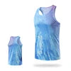 Colorful Training Sports Vest Sweat-Wicking Sleeveless Sports I-tank Top Vest Men's Running Workout Vest