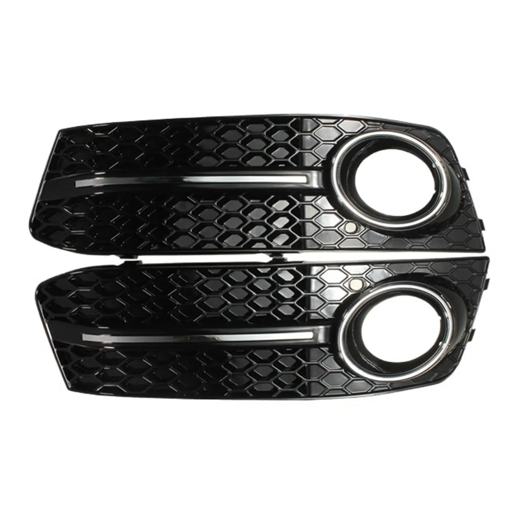 High Quality Chrome Ring Plastic A4 B8 FOG LAMP GRILLE for Audi A4 B8 2008 2009 2010 2011 2012