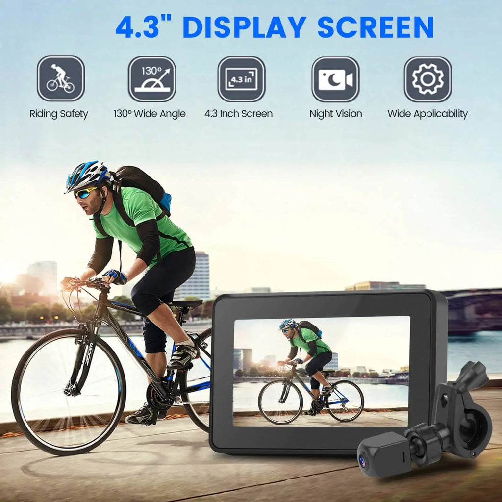 Bicycle Accessories Cycling Adjustable 180 Night Vision Minute Surface Mirror Electric Moto Moped Rearview Bike Mirror