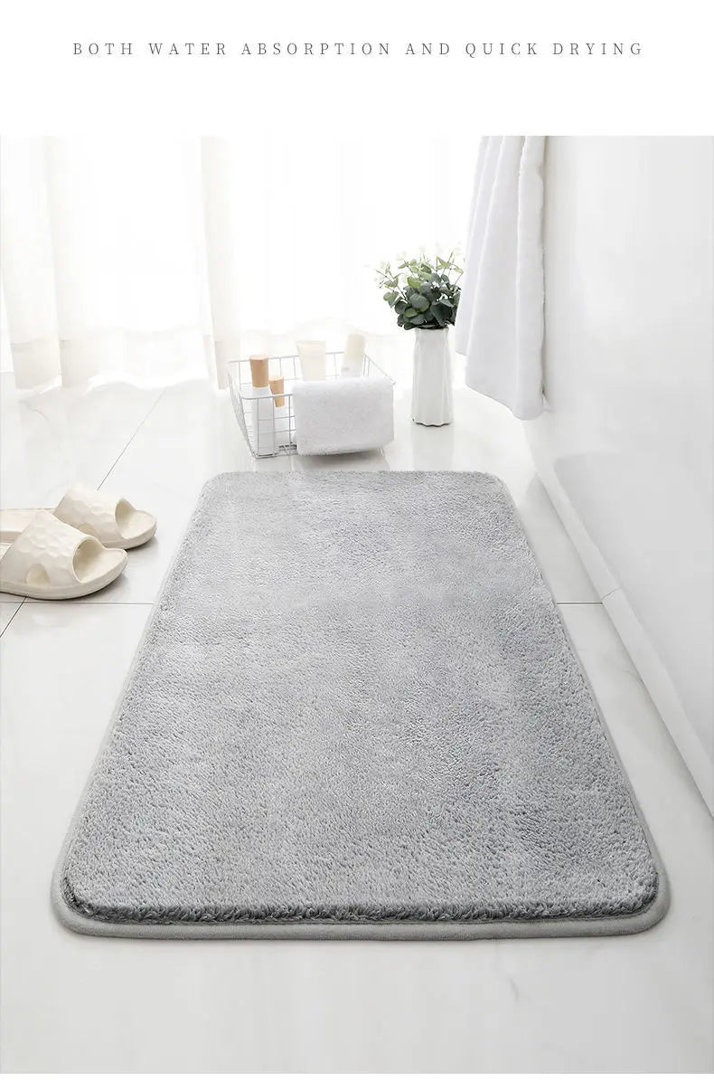 Factory Hot SellingCustomizable Size High Quality Absorbent Non-Slip Polyester Floor Door  Room Bath Mats