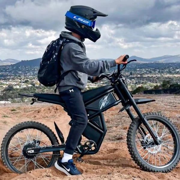 Free Shipping 2000W 3000W 60V27AH MAX SPEED 75KM/H Ebike OEM 25 Inch Off-road Tire Dirt Bike 2000W   All Terrain Electric Bike