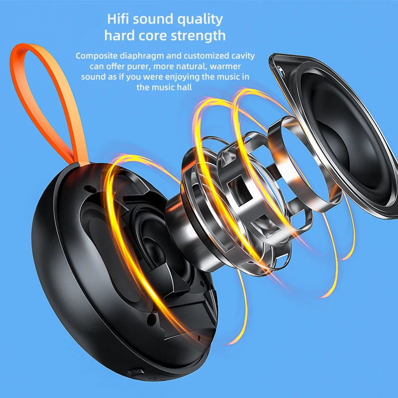 Best Sound Mini Boombox Music Player Wireless Bluetooth Portable Speaker BT 5.0 Deep Bass