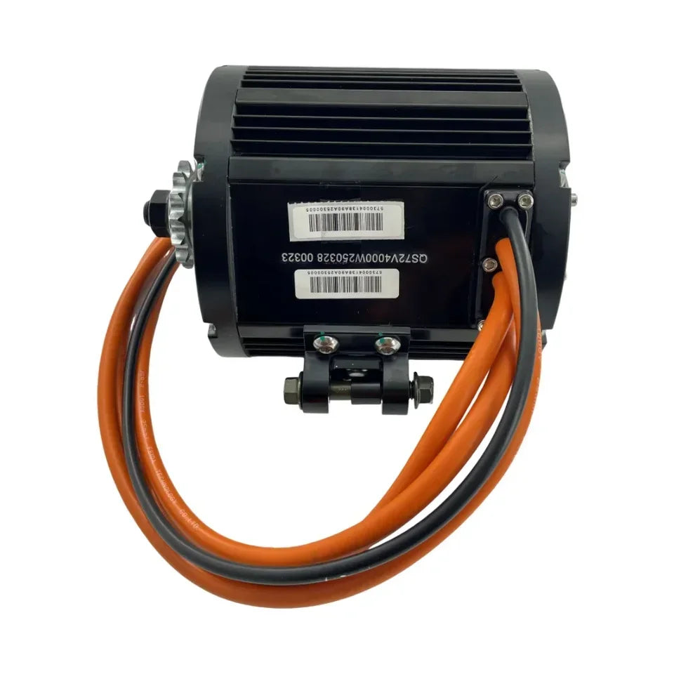 QS 138 90H 4000W IE 1 Efficiency Permanent Magnet Brushless Mid-Drive Train Motor for Electric Motorcycle Moped Vehicle Dirt