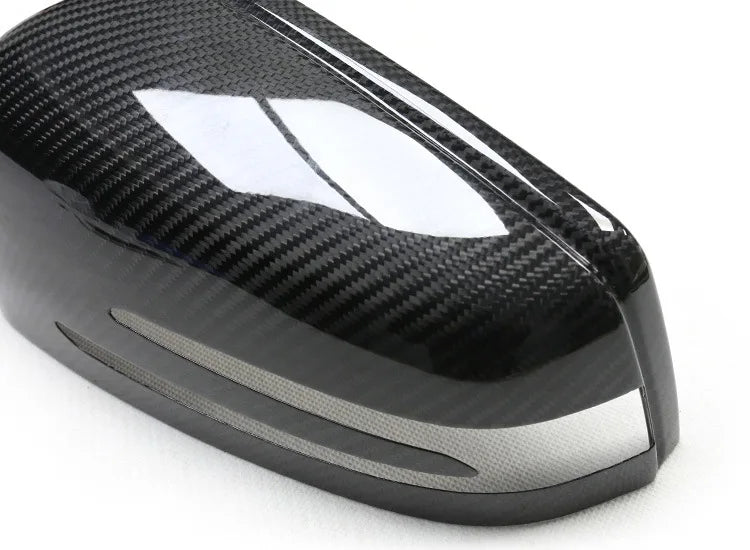 Car W204 W212 Carbon Fiber Replacement Rearview Mirror Shell  Protective Cover Housing for Mercedes-Benz W204 W212 CLA GLA