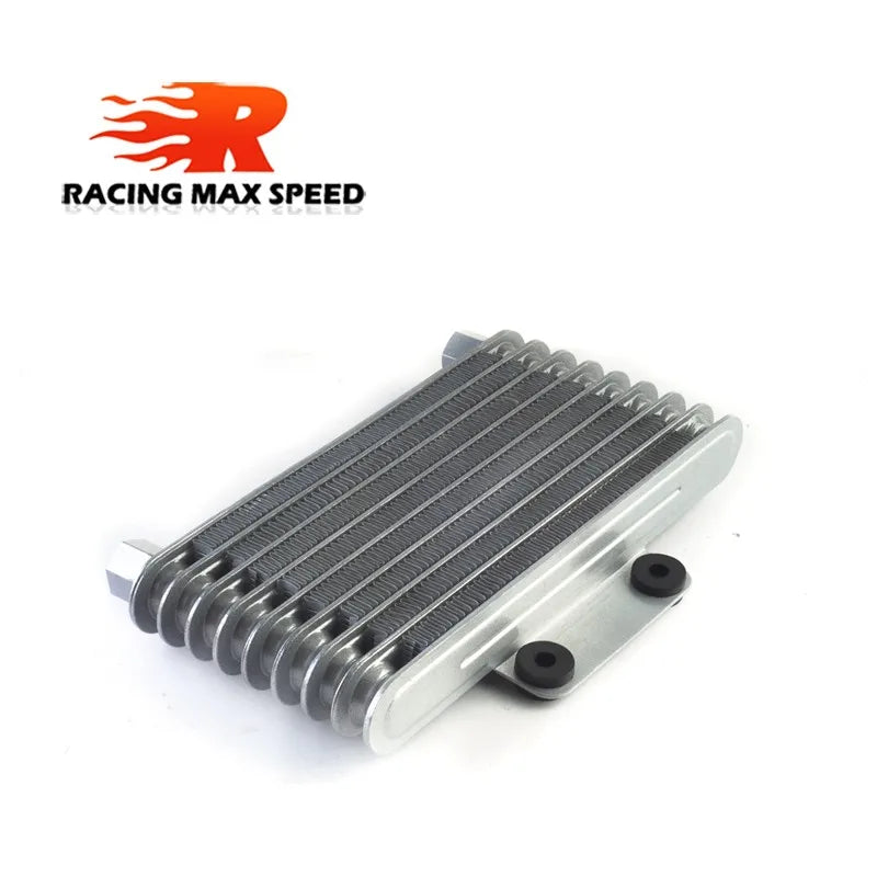 Motorcycle Oil Cooler Oil Engine Radiator for 125CC - 250CC Dirt Bike ATV Motorcycle Silver SO-10