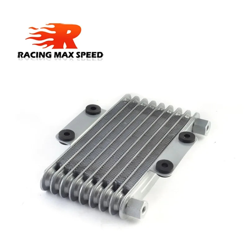 Motorcycle Oil Cooler Oil Engine Radiator for 125CC - 250CC Dirt Bike ATV Motorcycle Silver SO-10