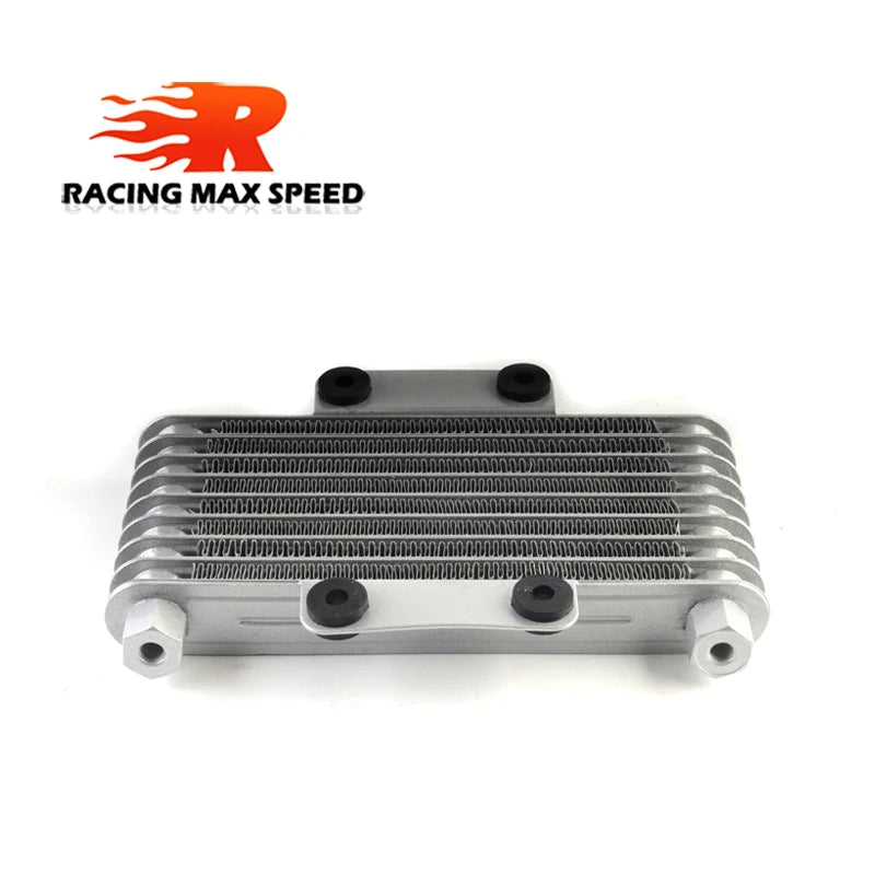 Motorcycle Oil Cooler Oil Engine Radiator for 125CC - 250CC Dirt Bike ATV Motorcycle Silver SO-10