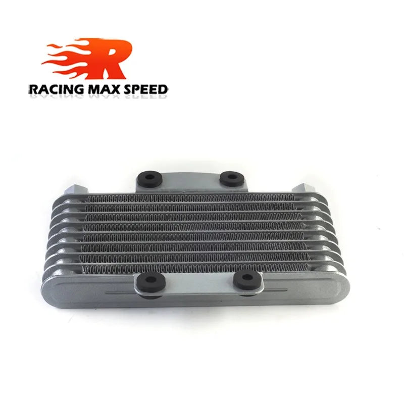 Motorcycle Oil Cooler Oil Engine Radiator for 125CC - 250CC Dirt Bike ATV Motorcycle Silver SO-10