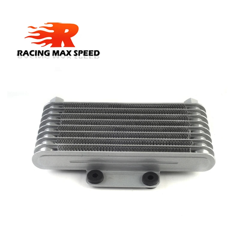 Motorcycle Oil Cooler Oil Engine Radiator for 125CC - 250CC Dirt Bike ATV Motorcycle Silver SO-10