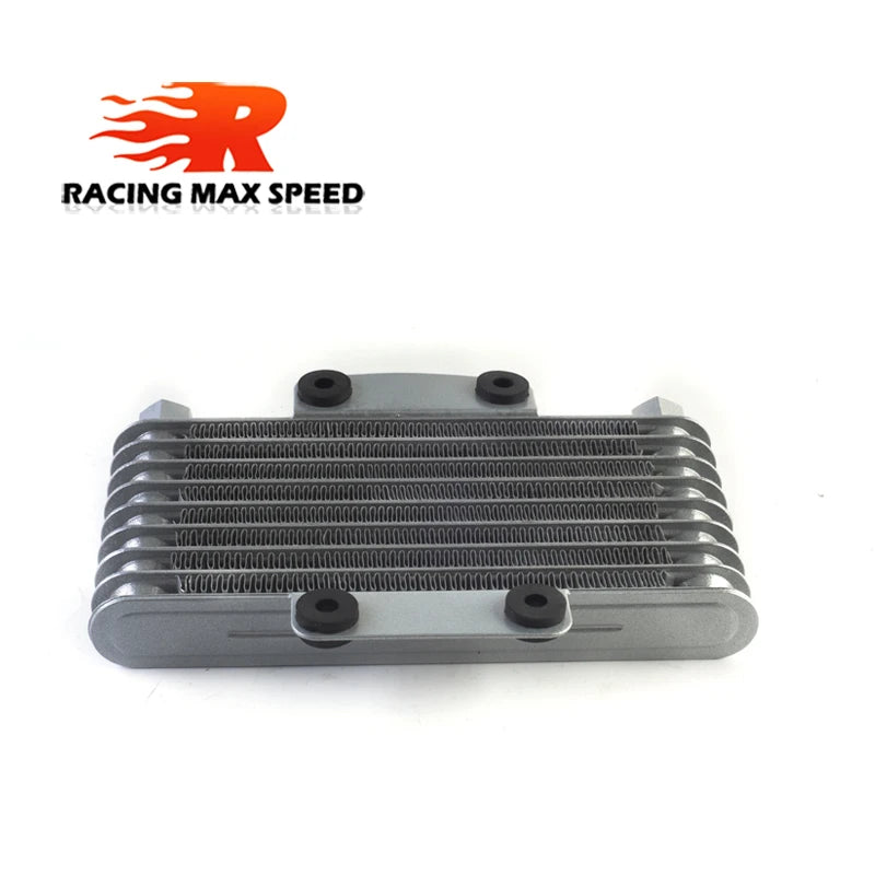 Motorcycle Oil Cooler Oil Engine Radiator for 125CC - 250CC Dirt Bike ATV Motorcycle Silver SO-10