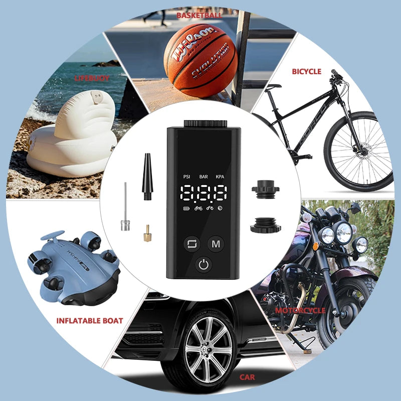 Classic Edition Pump Fits Valves High Pressure 100PSI Bicycle Tire Pump for Road and MTB Mini Bike Pump