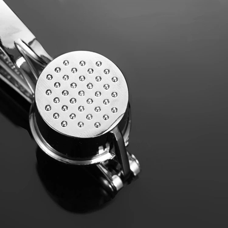 JW-228J Camping Portable Garlic Press Heavy Duty Metal Garlic Crusher Ergonomic Kitchen Gadget Tools