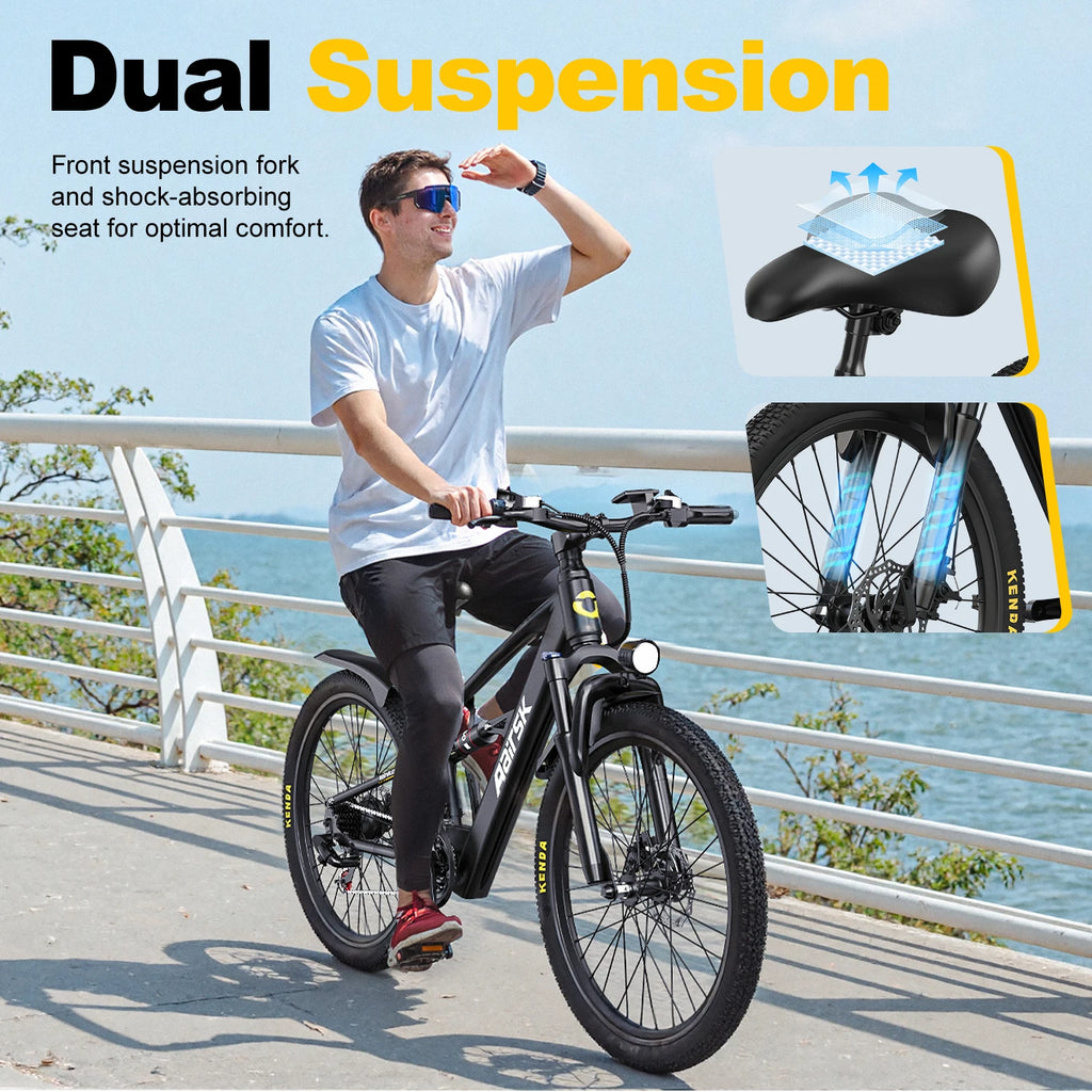 Aairsk EU UK Stock Electric Mountain E Bike Electric Cycle Bicycle Ebike E-Bike Bicicleta Electrica Vlo Lectrique