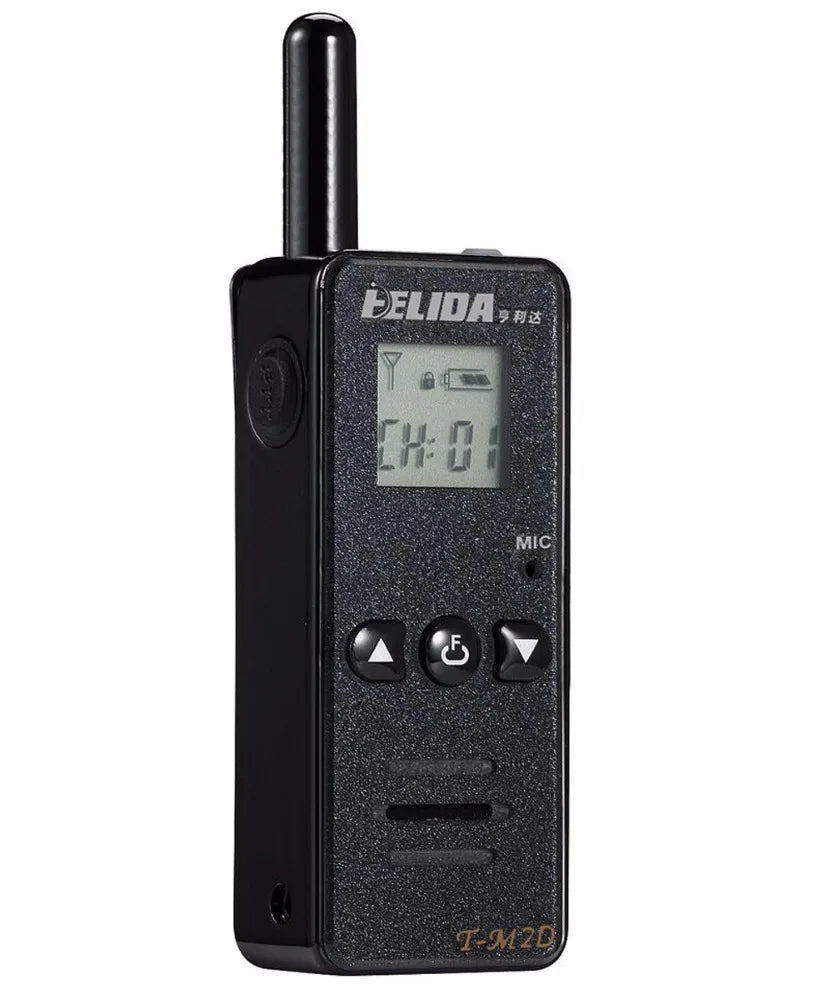 Ham Radio 128 Channels Mini Walkie Talkie Radio for Uhf Handheld Two Way Radio