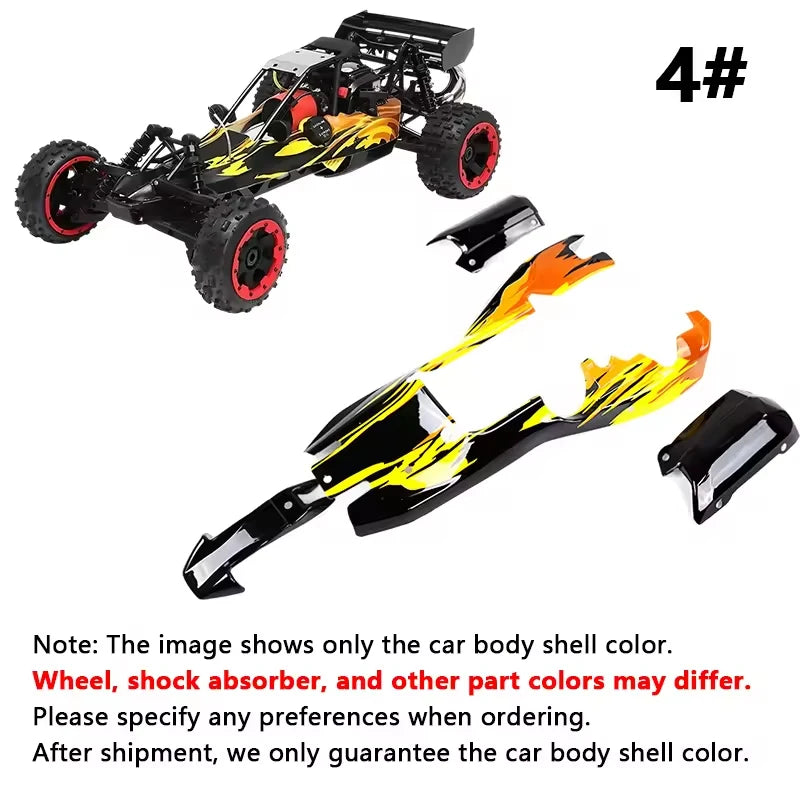 RofunRacing 5B 1:5 Gas Buggy Petrol Truck Baja 2.4G RWD Nitro Fuel Remote Control Truggy 2 Stroke Oil Engine 29CC RTR RC Car 1/5