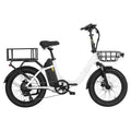 EU UK Wholesale DYU C9 Adult Electric Fat Tire E Bike Hybrid Foldable Cargo Retro Dirt Road City Moped 48V Lithium Battery