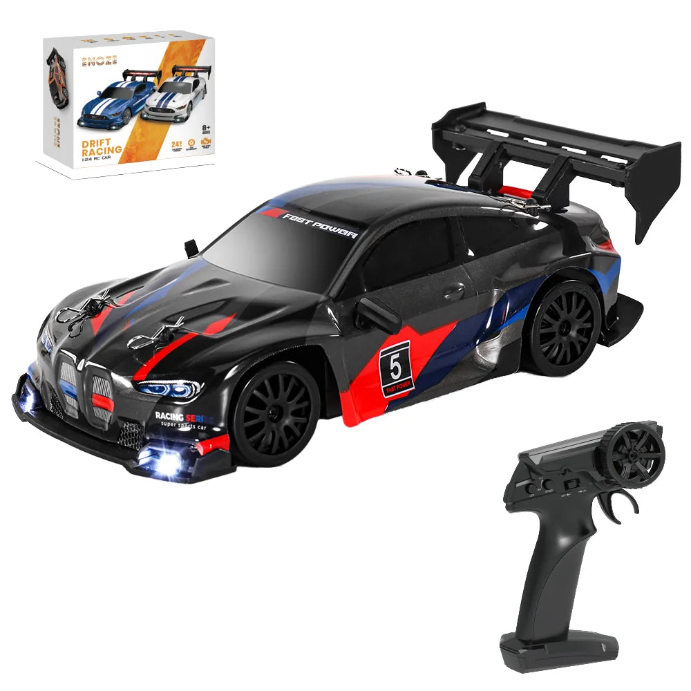 Remote Control 1/24 RC Drift Metal Mini Car for Kids All Ages Proportional Control Holiday Gift Indoor Outdoor Universal Toy