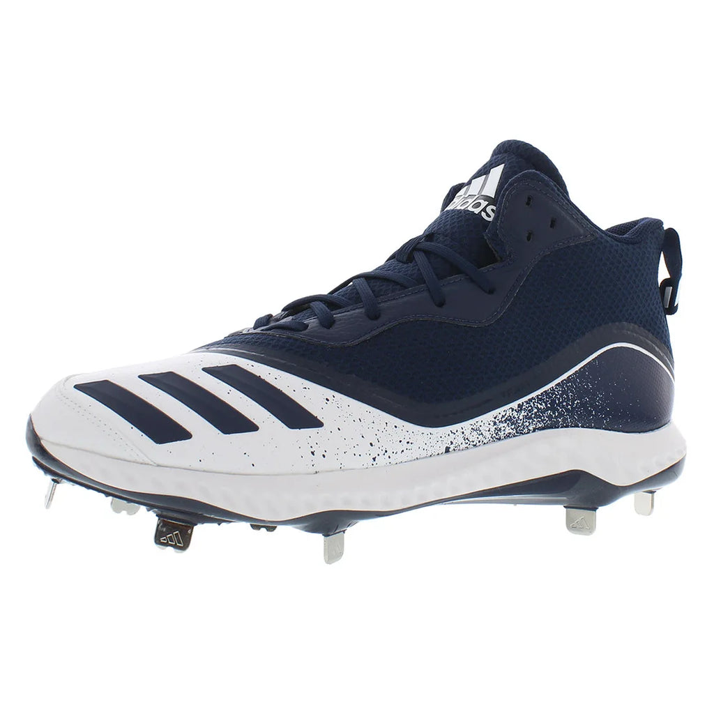 For Icon V Bounce Mid Men's Baseball Shoes White/Navy | 100% Authentic Made in Vietnam Model MSS-G28272