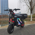 Geofought USA Free Shipping M5 72V 50AH Battery Full Suspension E-scooter 14inch Fat Tire Dual Motor Moped Electric Scooter