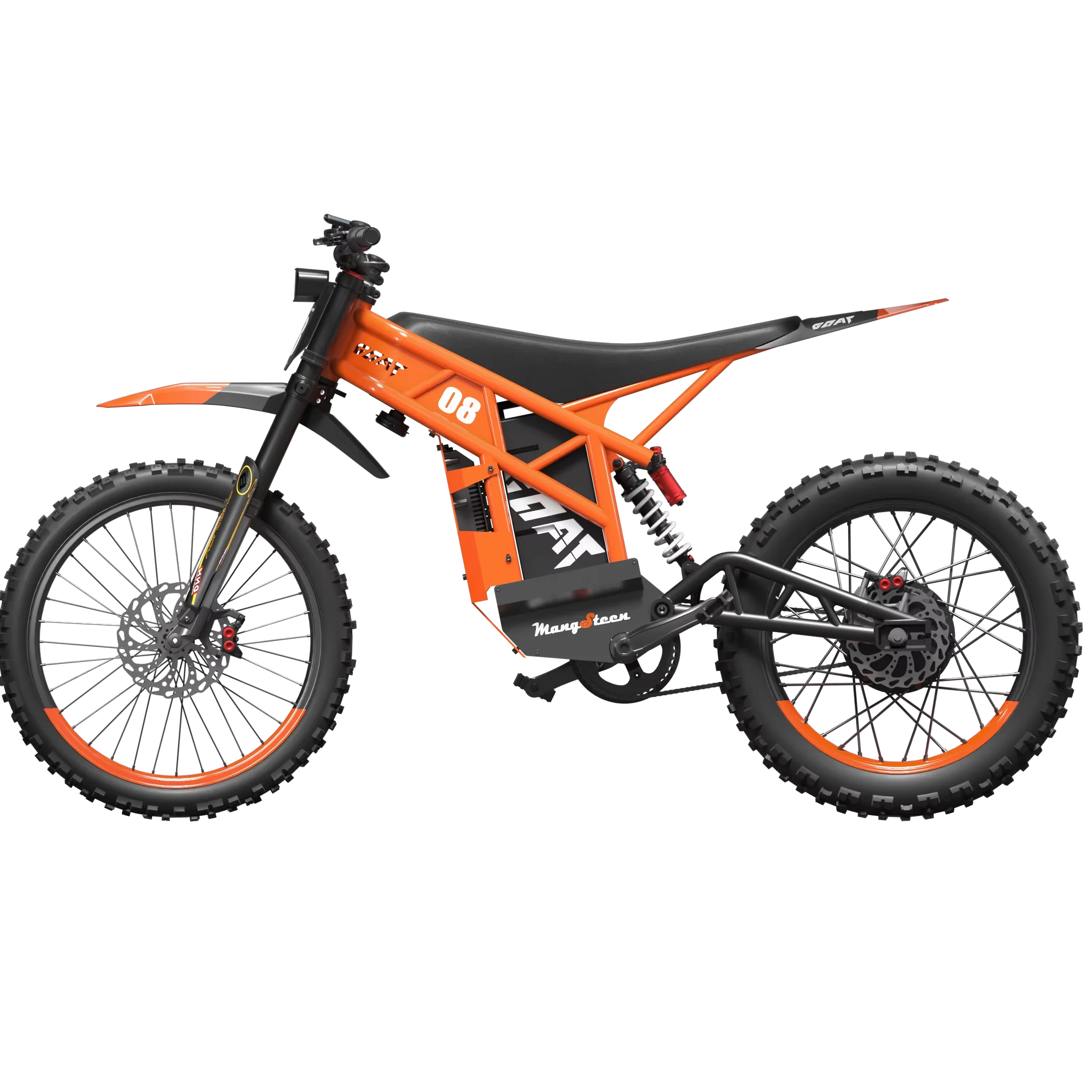 Free Shipping 2000W 3000W 60V27AH MAX SPEED 75KM/H Ebike OEM 25 Inch Off-road Tire Dirt Bike 2000W   All Terrain Electric Bike