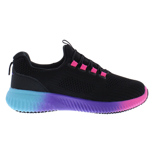 Avia Avi-Air PS AA50217SBP Girls Shoes Size 1 Black/Pink Glow