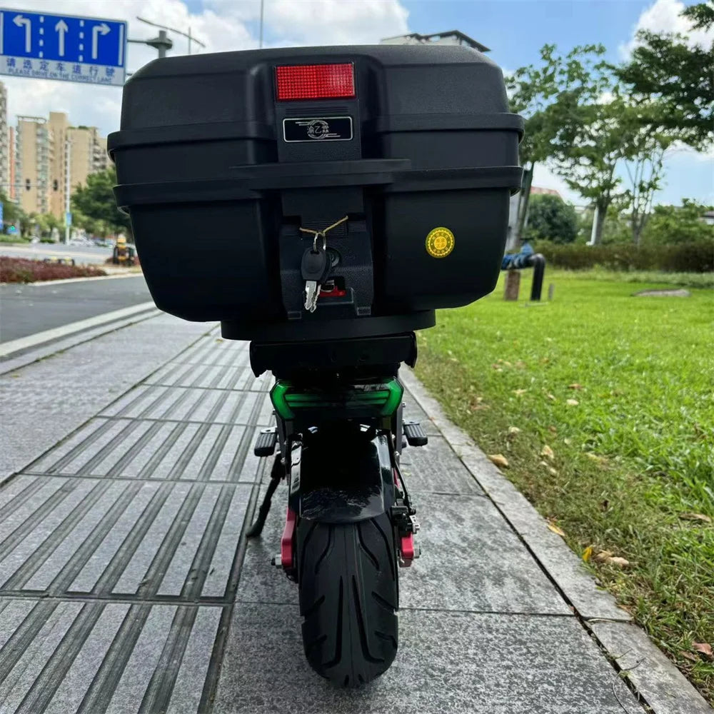 Geofought USA Free Shipping M5 72V 50AH Battery Full Suspension E-scooter 14inch Fat Tire Dual Motor Moped Electric Scooter