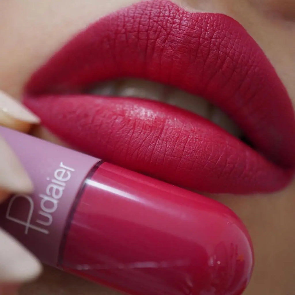 Hot Sales Waterproof Nude Matte Velvet Glossy Lip Gloss Lipstick Lip Balm Sexy Red Lip Tint Vegan Lipgloss