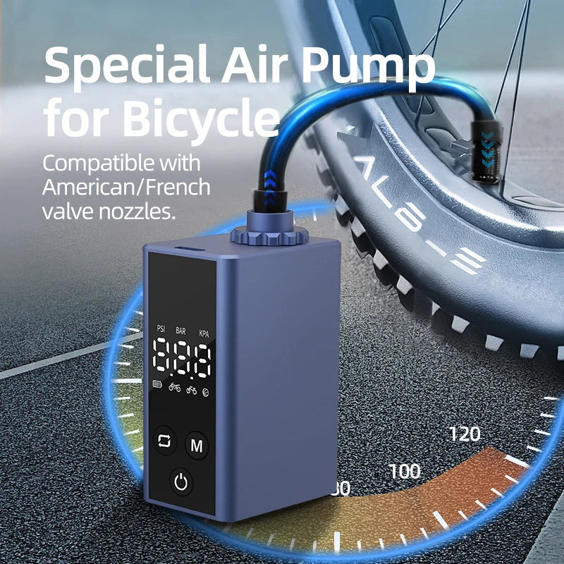 Classic Edition Pump Fits Valves High Pressure 100PSI Bicycle Tire Pump for Road and MTB Mini Bike Pump