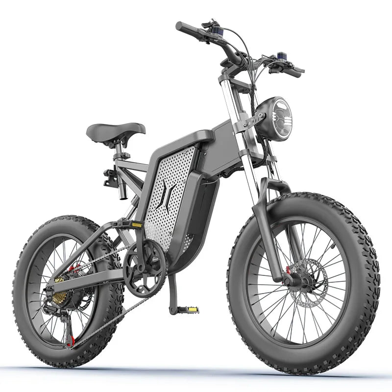 EKX X20 Electric Bicycle 35AH 2000W 48V Adult Mountain Ebike 20 Inch Mountain Moped Men's Road Hydraulic Oil Brake Electric Bike