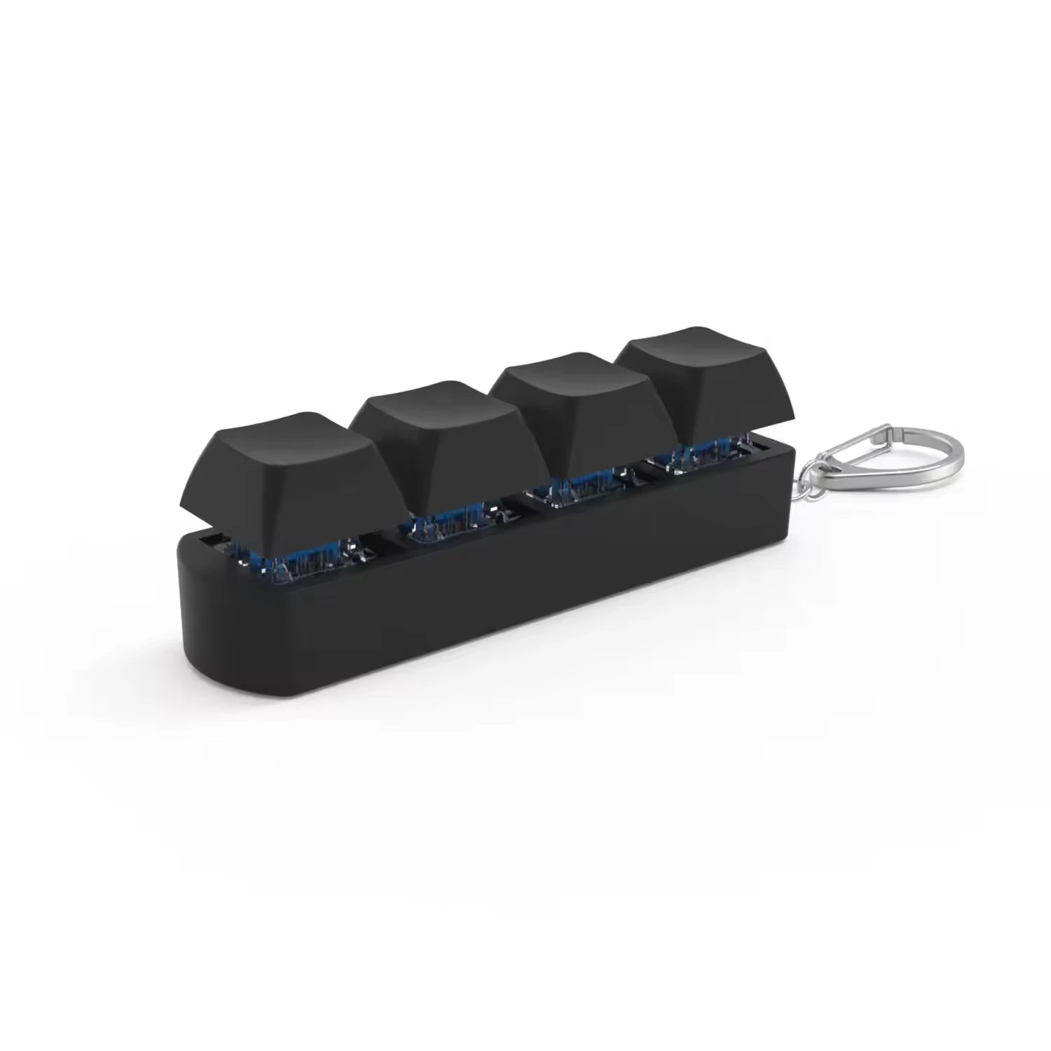 Customizable Light-Up Keyboard Fidget Keychain, Multiple Shapes Available, Adult Sensory Anxiety & Stress Relief Toy