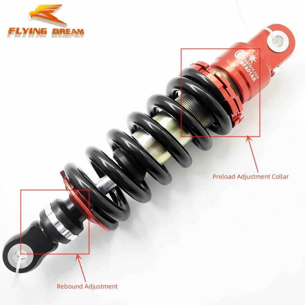 FASTACE BFA01AR Rear Shock Absorber 280mm Mini Bike ATV Pit Bike Parts