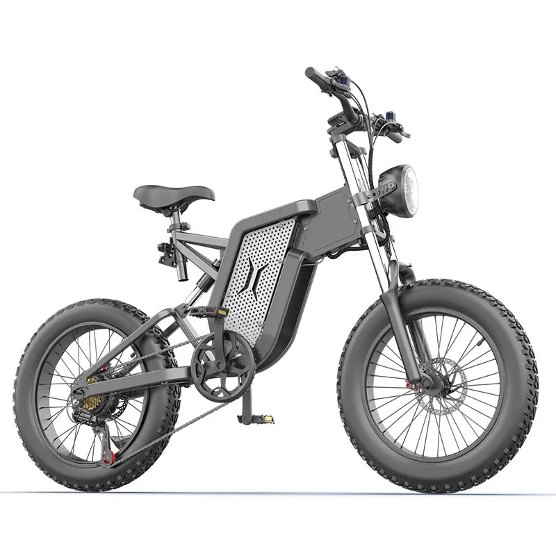 EKX X20 Electric Bicycle 35AH 2000W 48V Adult Mountain Ebike 20 Inch Mountain Moped Men's Road Hydraulic Oil Brake Electric Bike