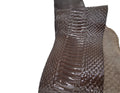 Anacondas Skin Eco-Friendly Finished Genuine Leather Grain for Clothing Materials Home Decor Craft Costumes Accessories