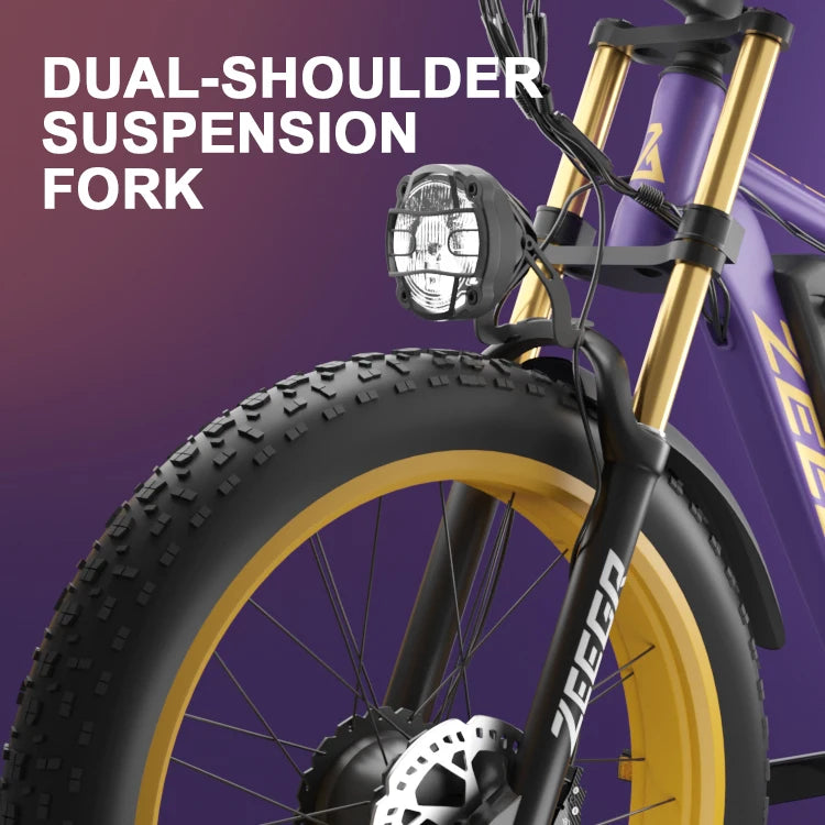 CA Warehouse 2000W Powerful Motor 26 Inch Fat Tire Electric Dirt Bike Electric Mountain Bike Fat Tire Electric Bike