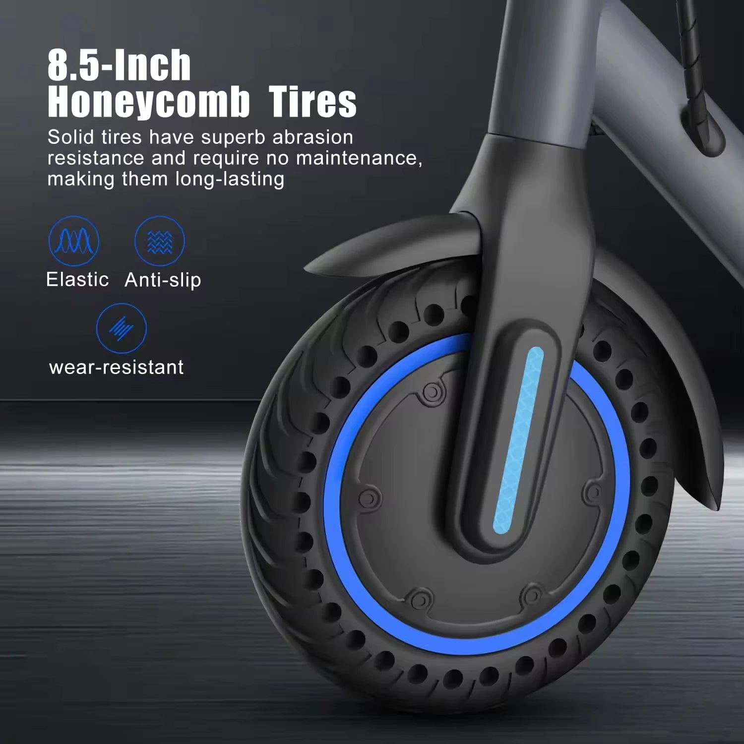 US Stock 350W Motor Aluminum Alloy Frame E Scooter Blue Mobility Moped 30kmh Electric Bike Foldable Scooter With Suspension