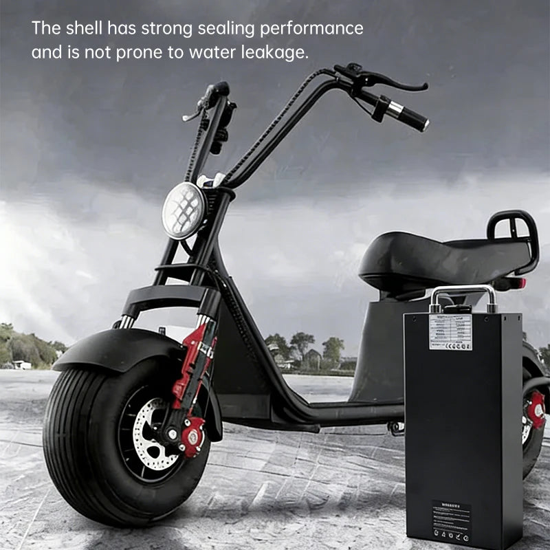[US Stock & Free Shipping] 60V 20Ah Lithium Ion Battery Pack for Citycoco CP3 Electric Moped,E-Scooter/Fat Tire Scooter Battery