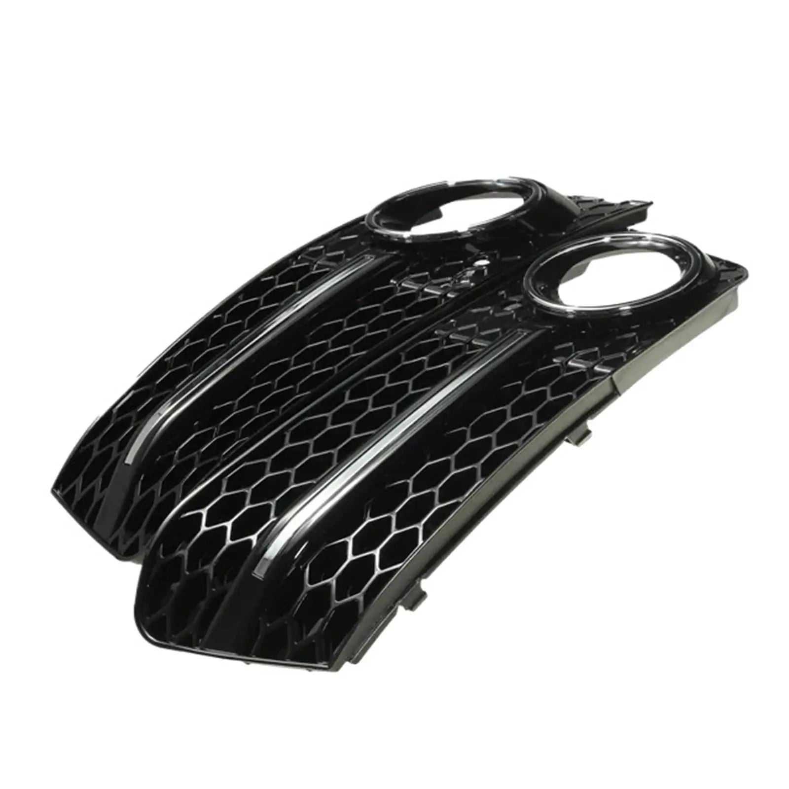 High Quality Chrome Ring Plastic A4 B8 FOG LAMP GRILLE for Audi A4 B8 2008 2009 2010 2011 2012