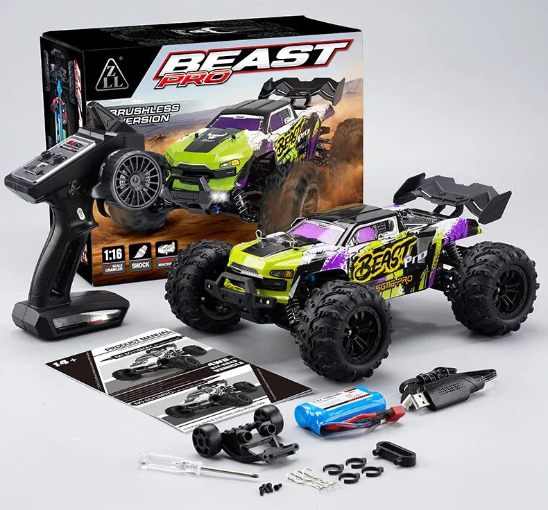 Hoshi ZLL SG116 MAX SG116PRO RC Car Brushless 4WD 80KM/H Professional Racing Car 2.4G High Speed Off-Road Drift Car