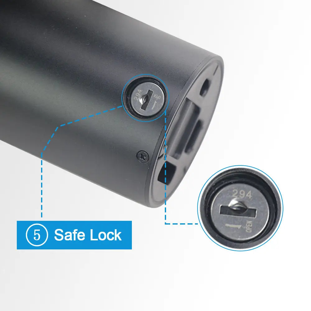 24V 36V 48V 7Ah 8Ah 9Ah 10Ah Water Bottle Style E-bike Battery With LED Indicator Lock for Folding Bike Small Electric Moped