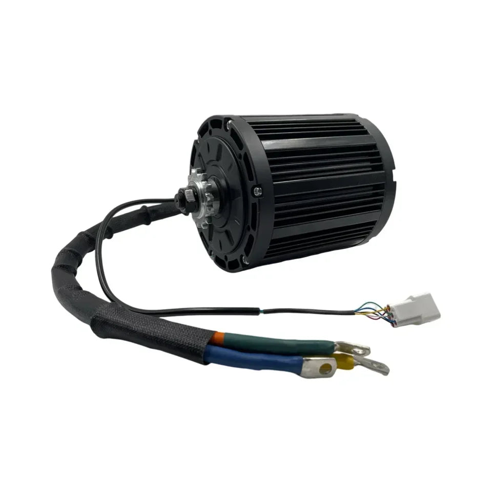 QS 138 90H 4000W IE 1 Efficiency Permanent Magnet Brushless Mid-Drive Train Motor for Electric Motorcycle Moped Vehicle Dirt